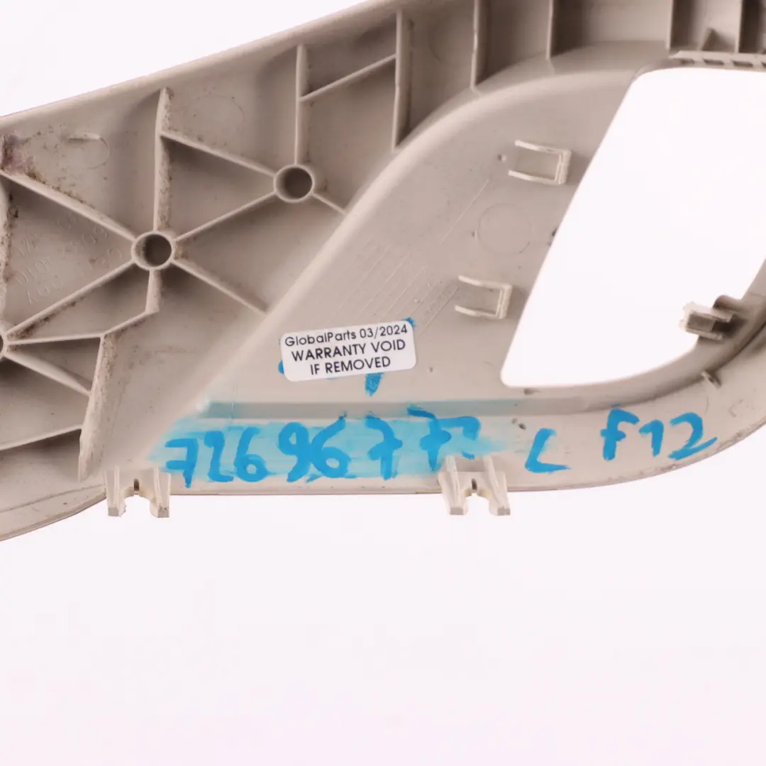 Seat Trim BMW F12 Front Seat Left N/S Backrest Outer Trim Elfenbeinweiss - SKU 7269677 - Part number 7269677