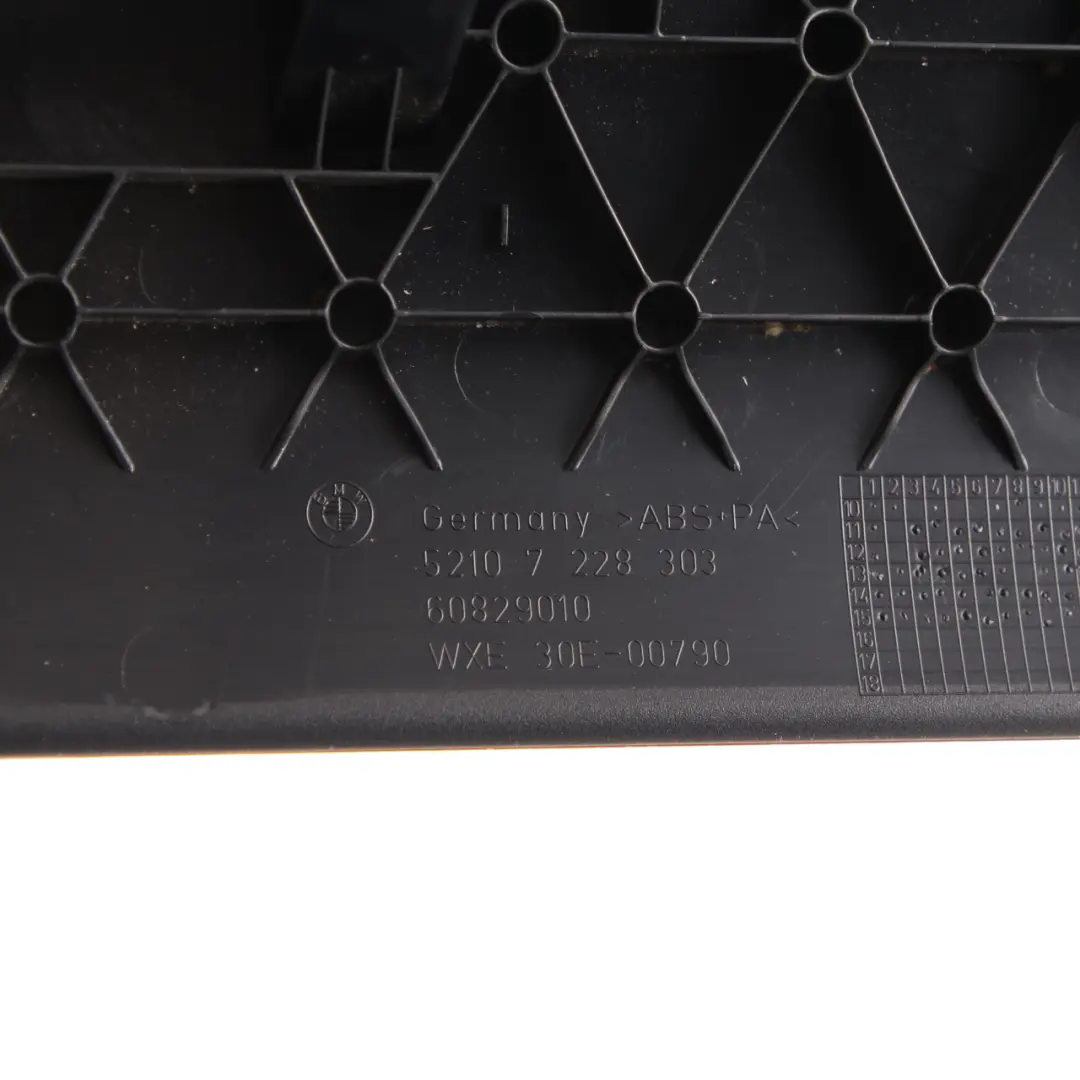 BMW F12 F33 Vordersitz Rückenlehne Untere Lederverkleidung Schwarz - SKU 7269689 - Teilenummer 7269689