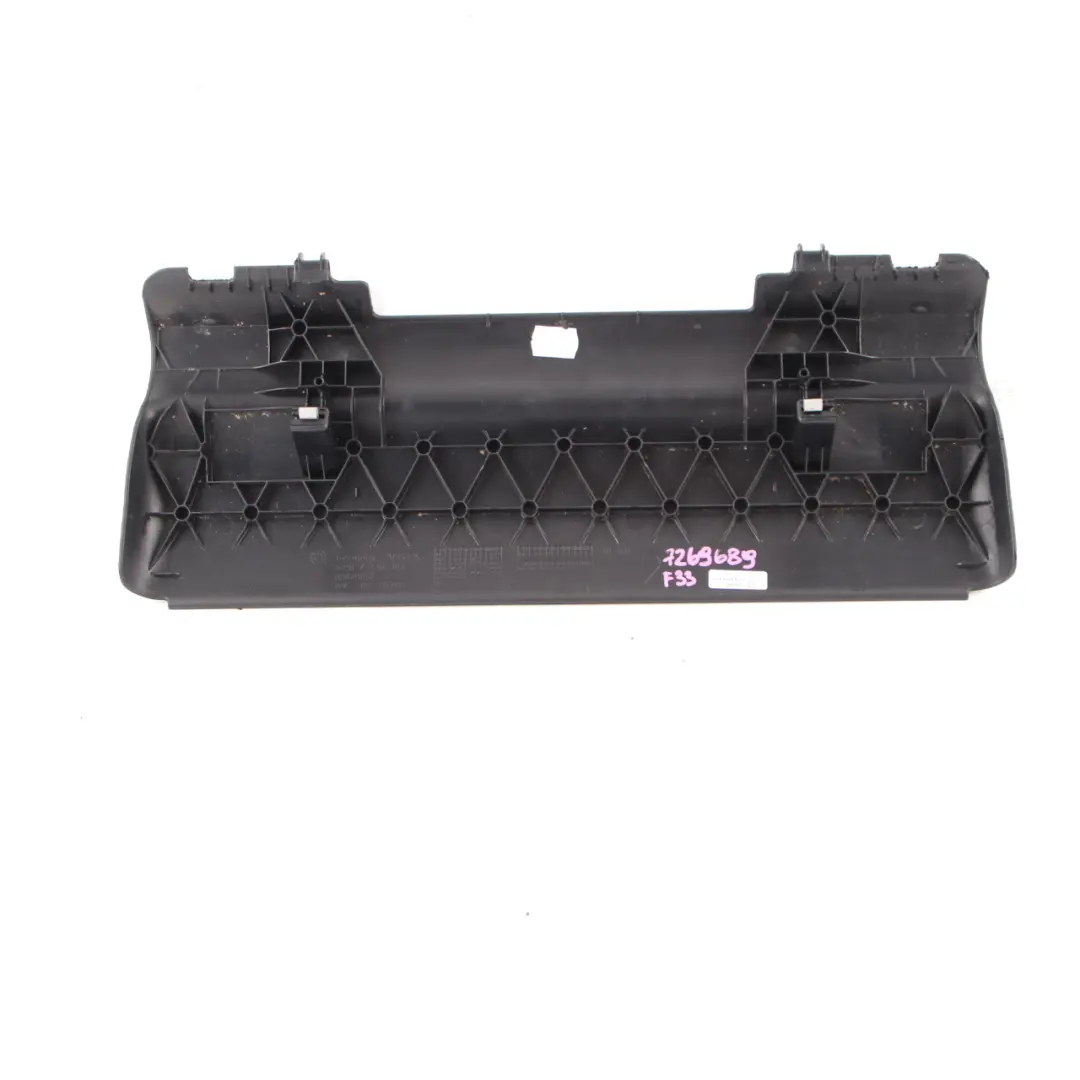 Panneau garniture inférieur dossier siège avant en cuir noir BMW F12 F33 - SKU 7269689 - Numéro de pièce 7269689