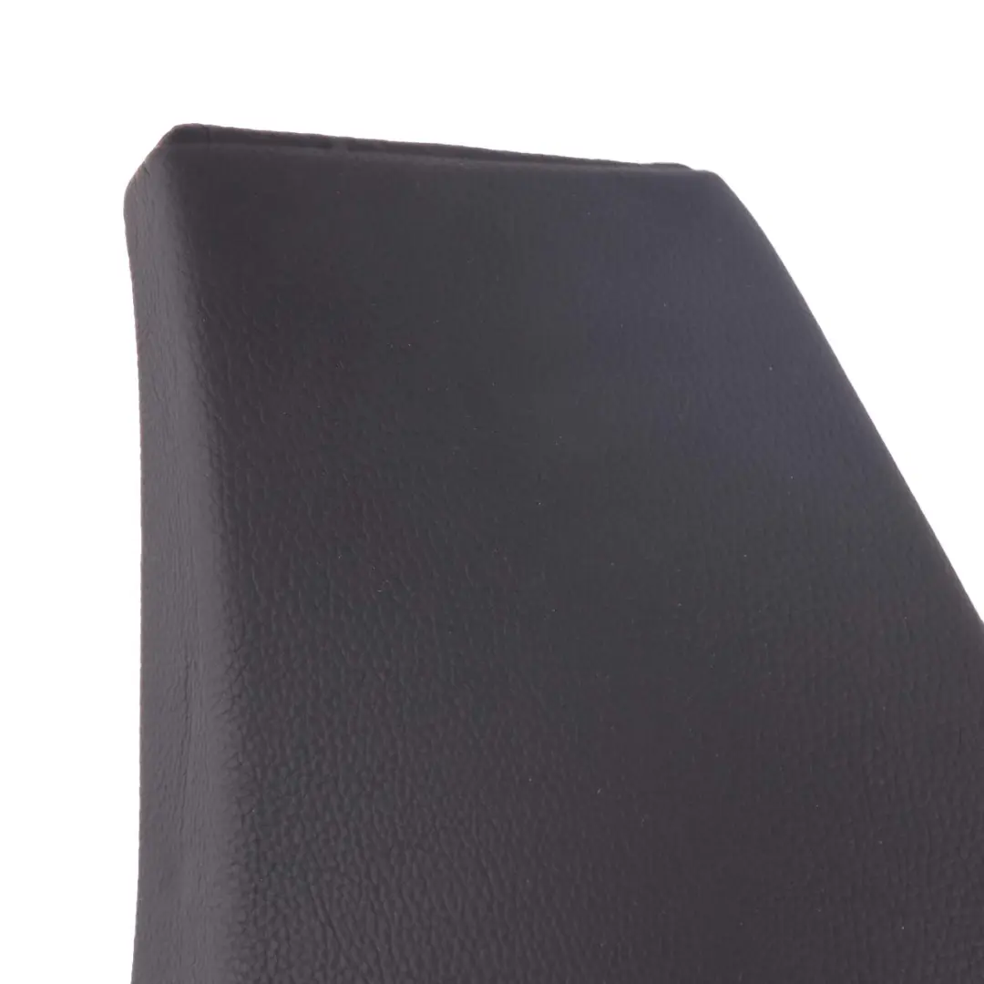 Left N/S Side Finisher Cover Black Leather Dakota to BMW F11 Touring Rear Seat with Part number 7269933 BMW F11 Touring Rear Seat Left N/S Side Finisher Cover Black Leather Dakota - SKU 7269933 - Part number 7269933