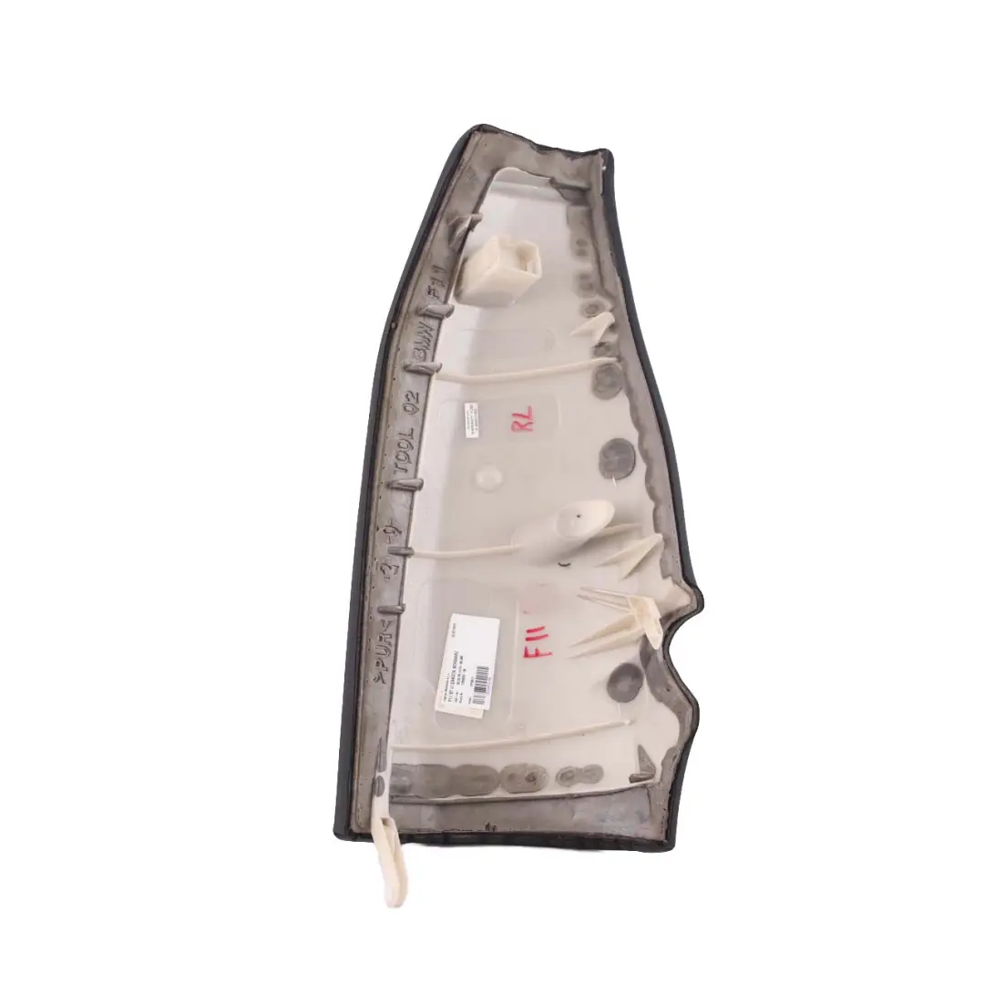 BMW F11 Touring Rear Seat Left N/S Side Finisher Cover Black Leather Dakota - SKU 7269933 - Part number 7269933