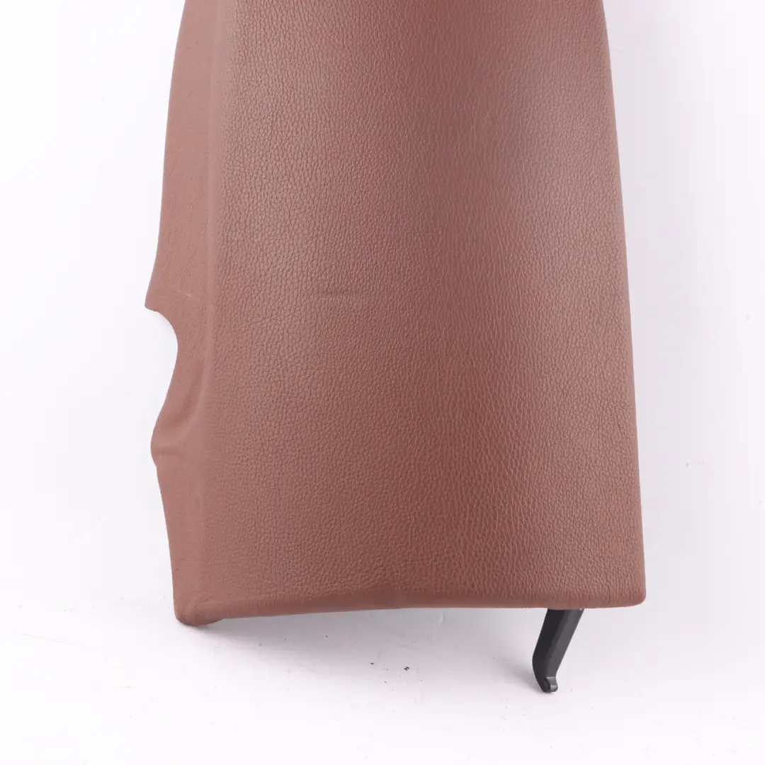 Side Finisher Bench Left N/S Leather Cinnamon Brown to BMW F11 Rear Seat Cover with Part number 7269941 BMW F11 Rear Seat Cover Side Finisher Bench Left N/S Leather Cinnamon Brown - SKU 7269941 - Part number 7269941