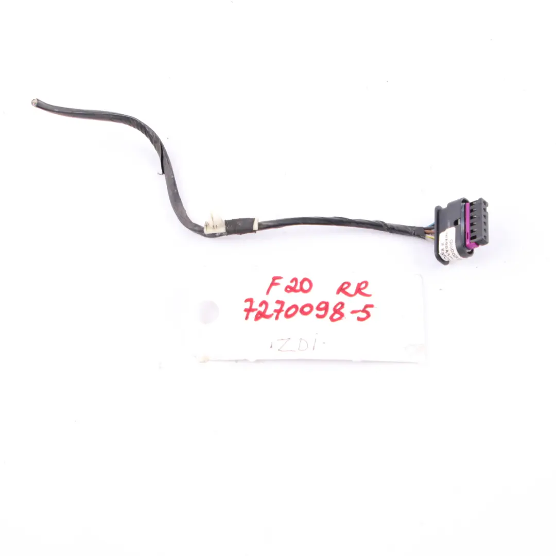 Licht Kabel Lampe Buchse Stecker Verkabelung hinten rechts für BMW F20 F21 mit Teilenummer 7270098 BMW F20 F21 Licht Kabel Lampe Buchse Stecker Verkabelung hinten rechts - SKU 7270098-5 - Teilenummer 7270098