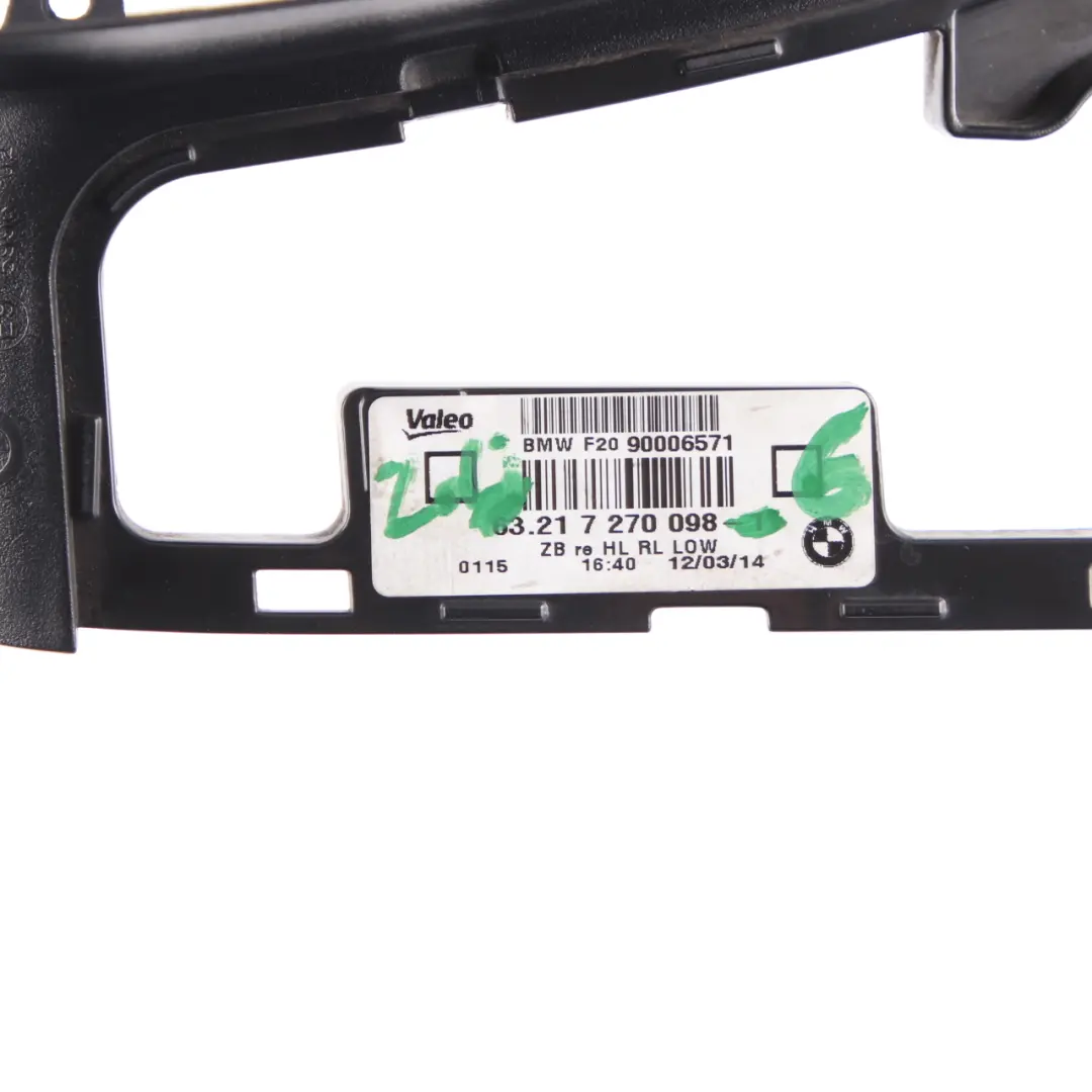 Rear Lamp Bracket BMW F20 F21 Trim Tail Light Cover Drip Right O/S - SKU 7270098-6 - Part number 7270098