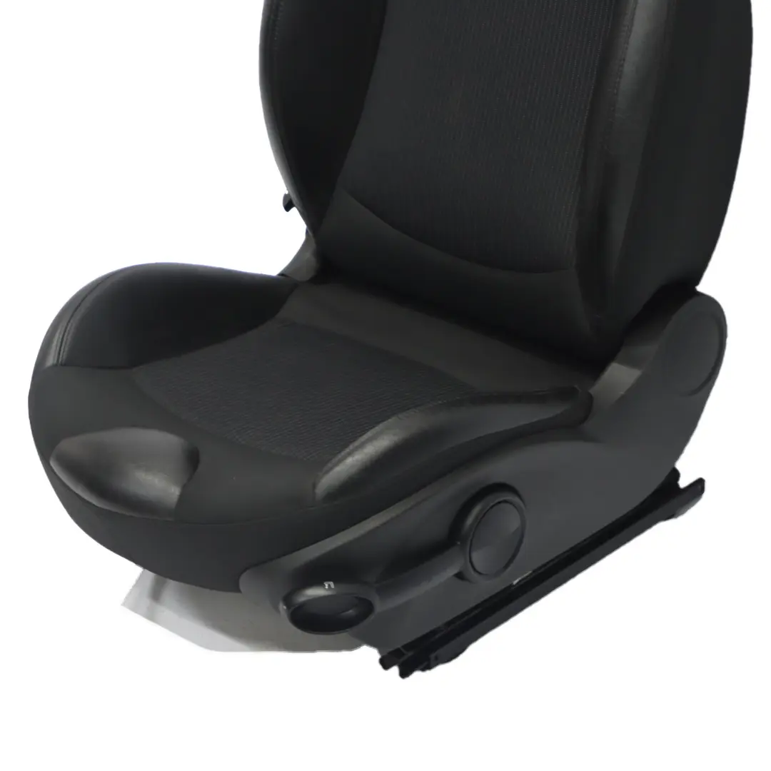Mini R55 R56 Fotel Sport Przedni Lewy Skóra Tkanina Carbon Black - SKU 7270195-2 - Numer Części 7270195