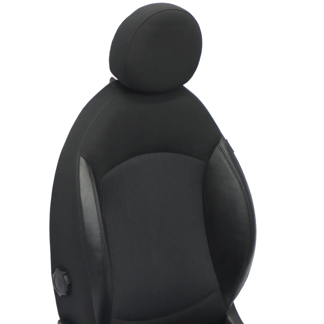 Front Left N/S Seat Sport Cloth Leather Carbon Black to Mini R55 R56 with Part number 7270195 Mini R55 R56 Front Left N/S Seat Sport Cloth Leather Carbon Black - SKU 7270195-2 - Part number 7270195