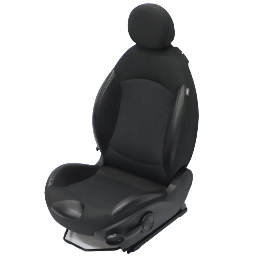 Siège avant gauche Sport Tissu Cuir Carbon Noir pour Mini R55 R56 à propos du numéro de pièce 7270195 Mini R55 R56 Siège avant gauche Sport Tissu Cuir Carbon Noir - SKU 7270195-2 - Numéro de pièce 7270195