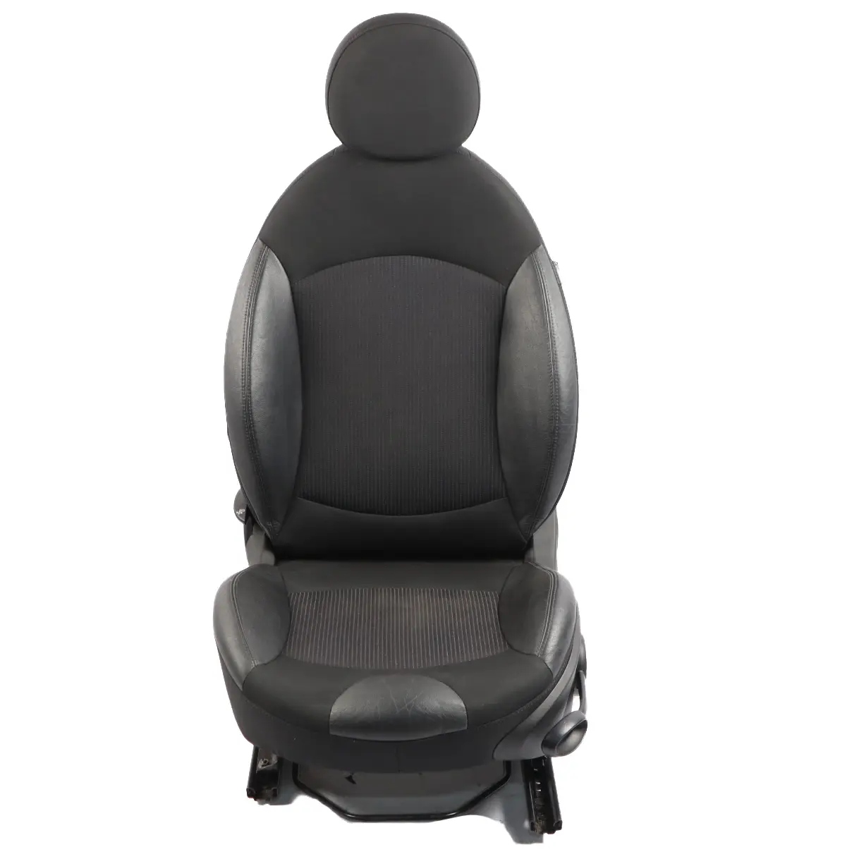 Mini R55 R56 LCI Sport Negro Tela Cuero Negro Asiento Delantero Izquierdo 