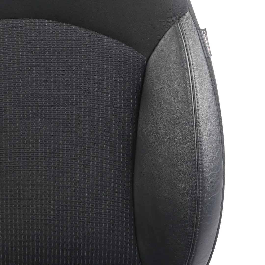 Cloth / Black Leather Front Left N/S Seat to Mini Cooper R55 R56 LCI Sport Black with Part number 7270195 Mini Cooper R55 R56 LCI Sport Black Cloth / Black Leather Front Left N/S Seat - SKU 7270195 - Part number 7270195