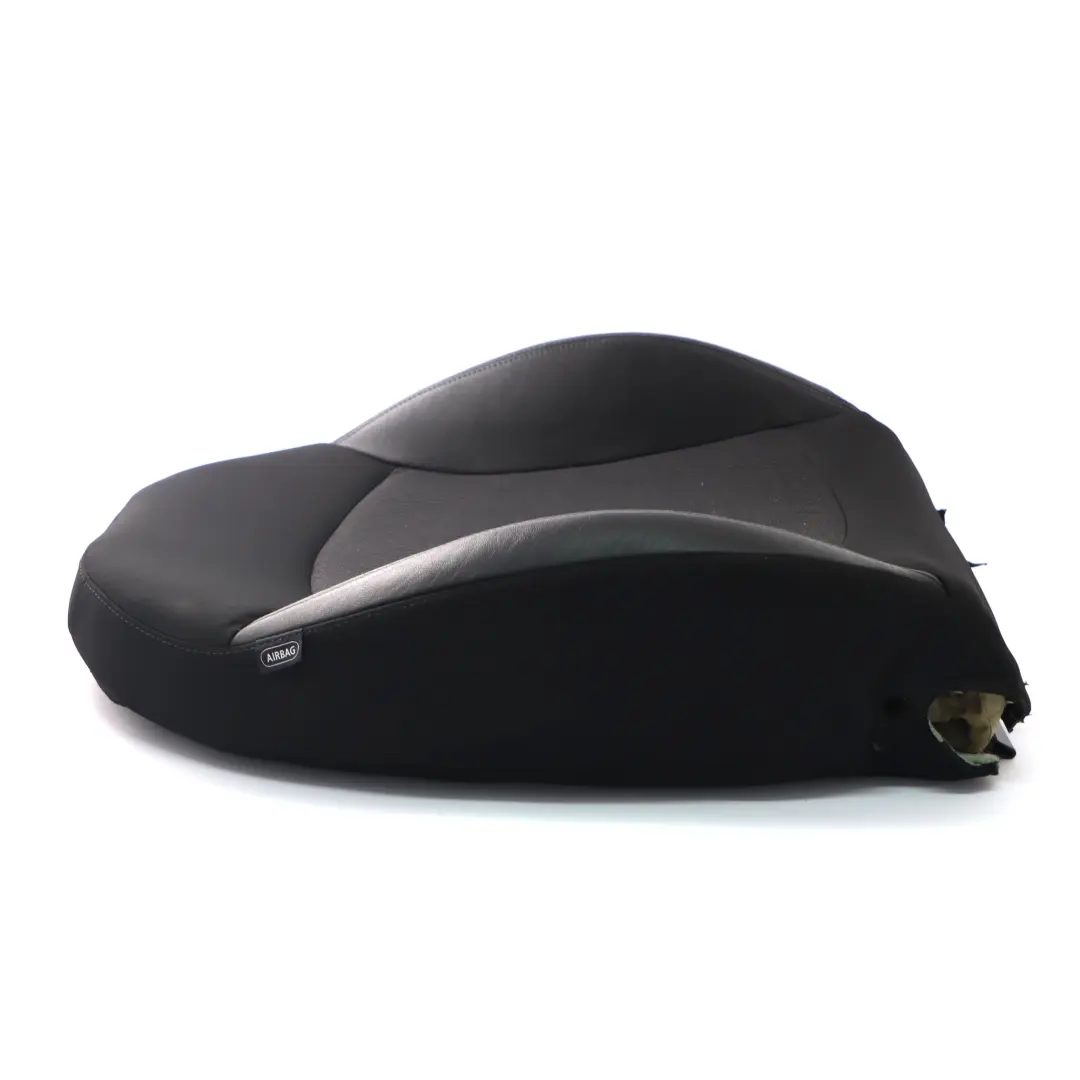 Dossier de siège Mini R55 R56 Avant Droit Sport Demi Cuir Tissu Noir - SKU 7270196 - Numéro de pièce 7270196