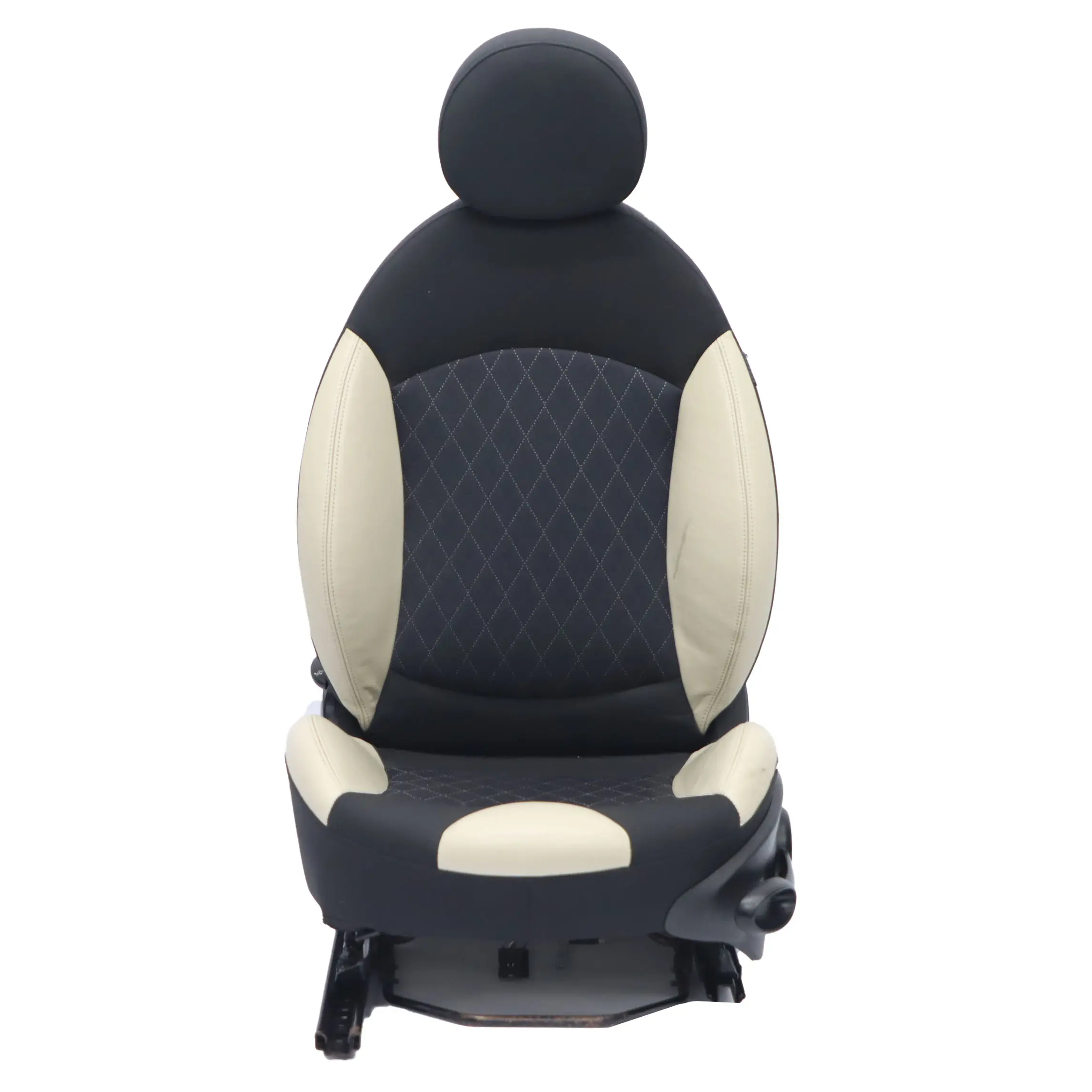Mini R56 Sport Beige Polar Tela Cuero Asiento Delantero Izquierdo Calefactado