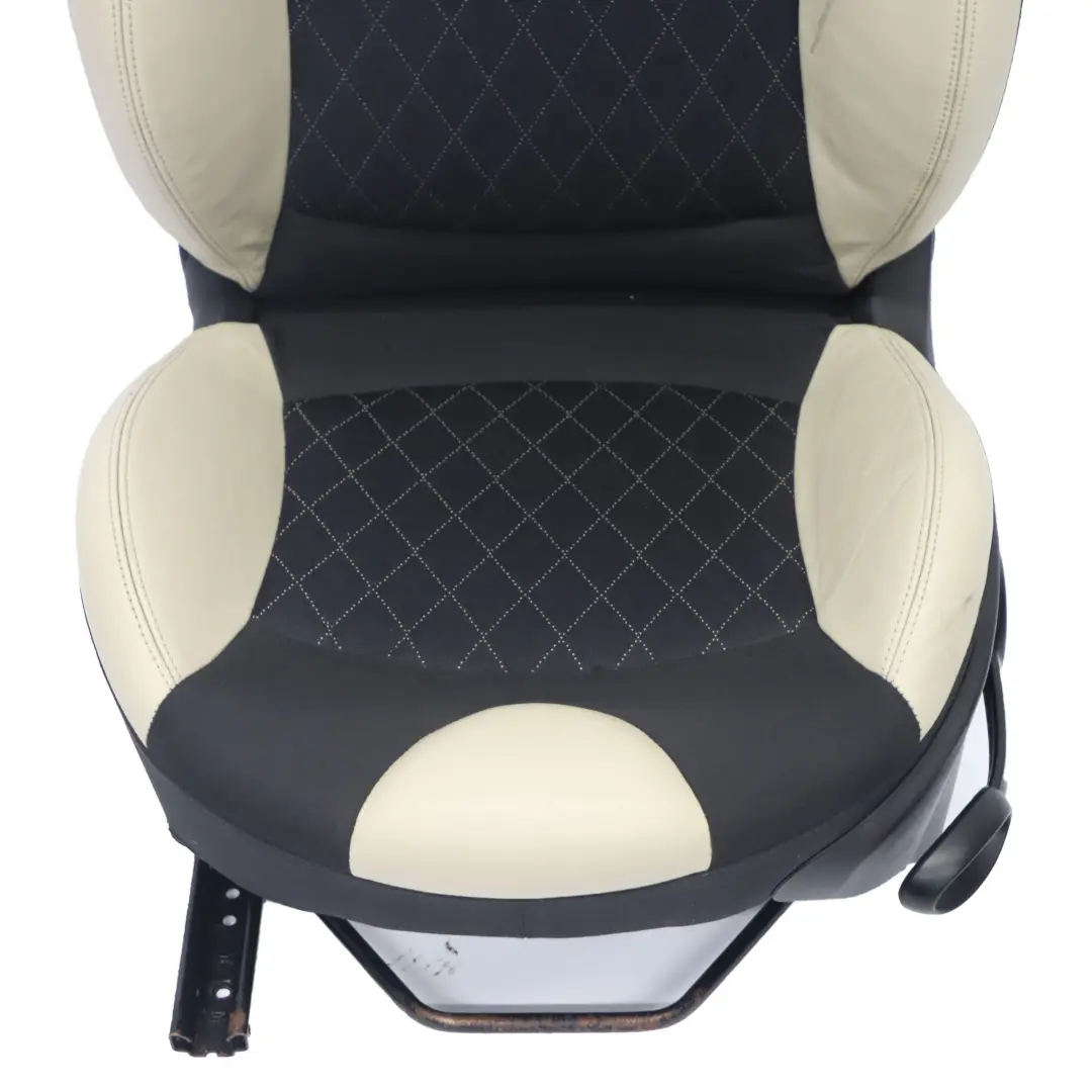 MINI Cooper R56 LCI Sportsitz Polar Beige Stoff / Leder Vorne Links Sitz Heizung - SKU 7270203 - Teilenummer 7270203