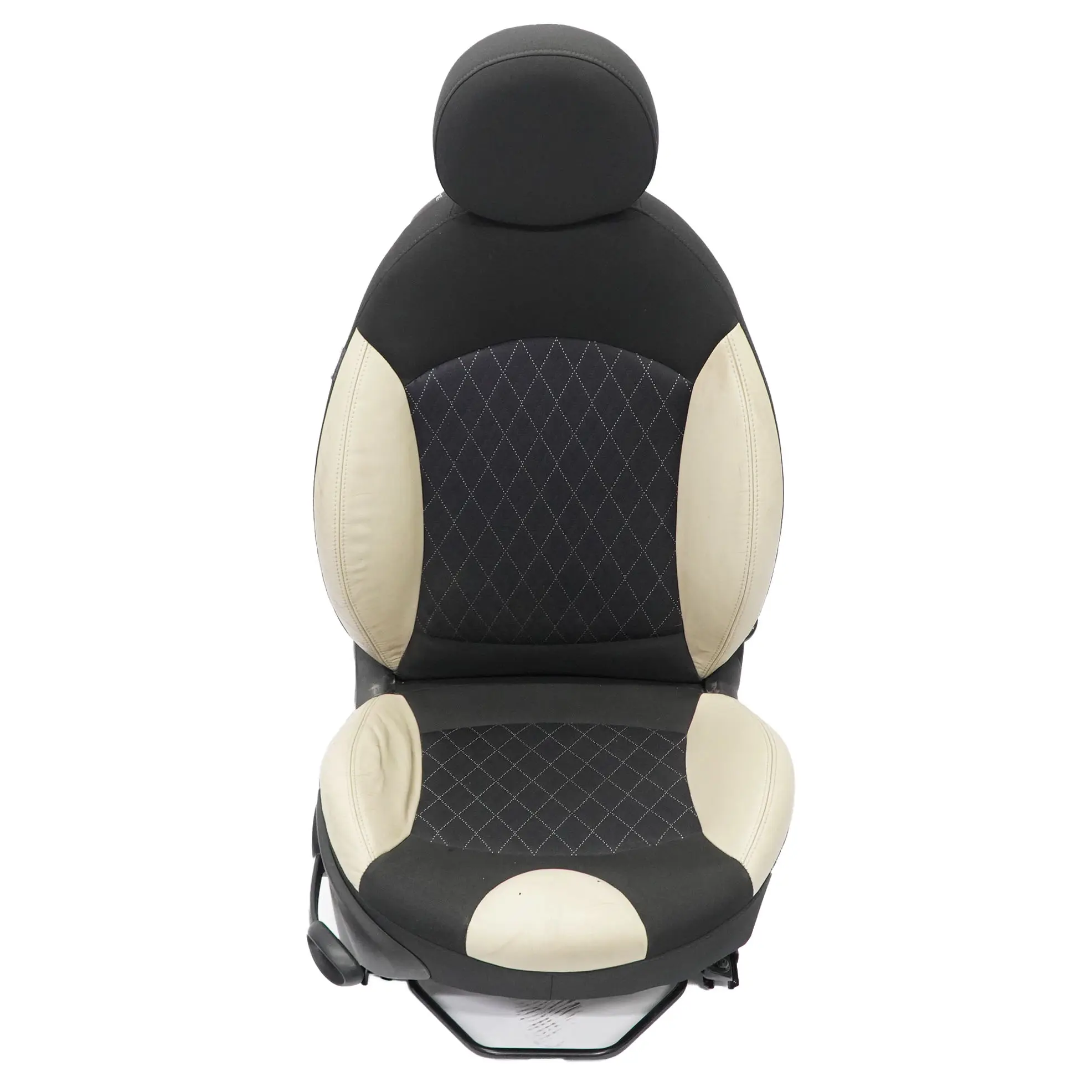 Mini Cooper R56 LCI Siege Sport Polar Beige Tissu Cuir avant Droit Chauffage