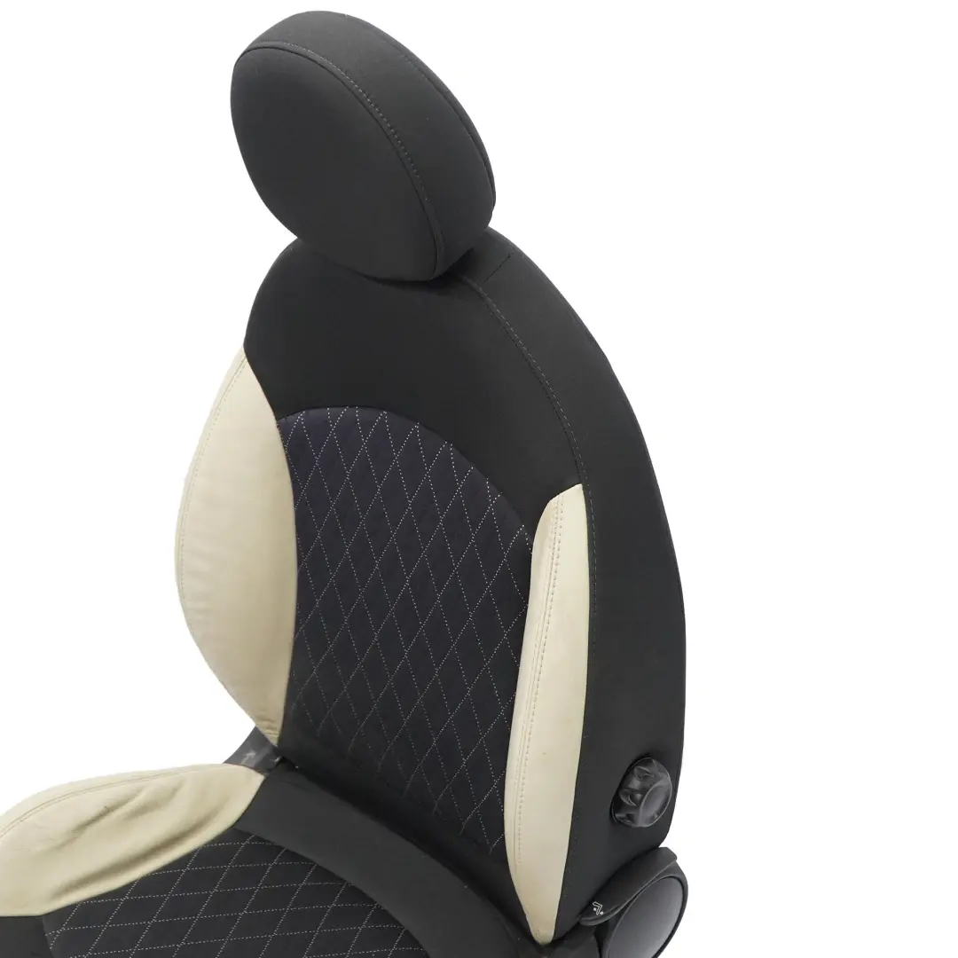 Mini Cooper R56 LCI Sedile Sportivo Polar Beige Tessuto Pelle Ant. Dx Heizung - SKU 7270204 - Numero di parte 7270204