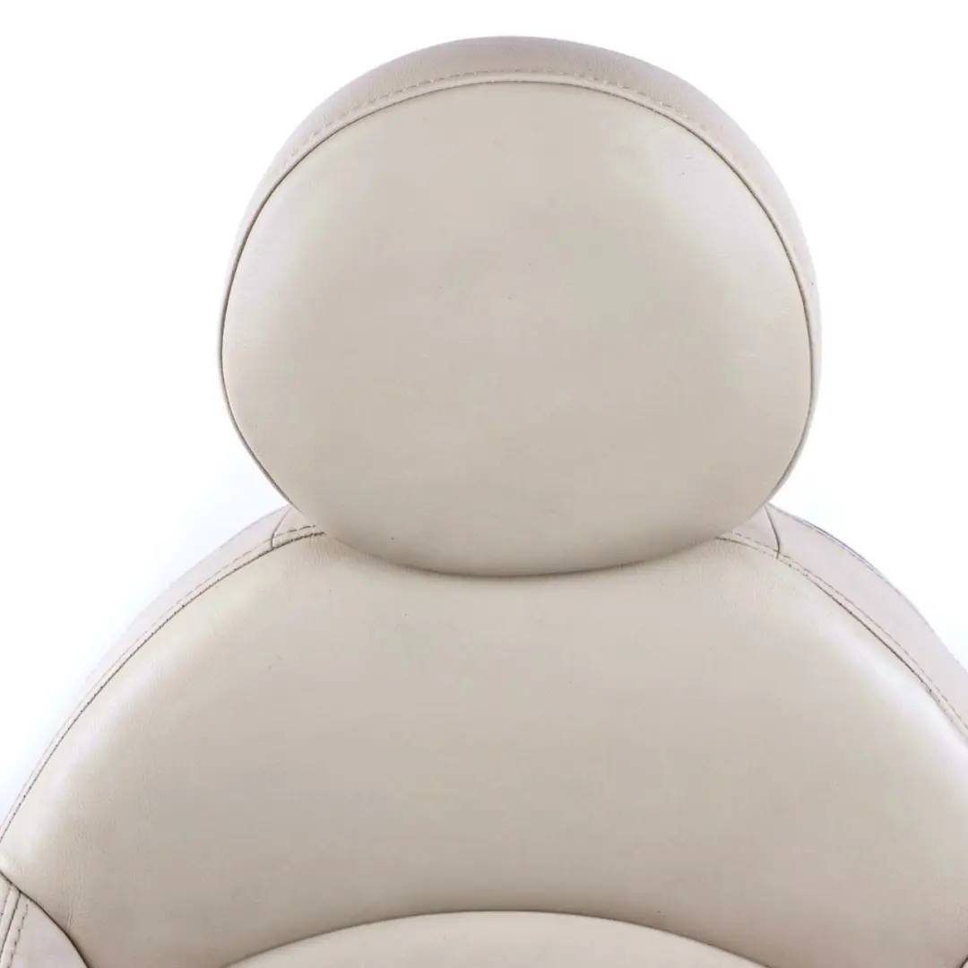 Heated Front Left N/S Sport Seat Leather Polar Beige to Mini Cooper R55 R56 LCI with Part number 7270205 Mini Cooper R55 R56 LCI Heated Front Left N/S Sport Seat Leather Polar Beige - SKU 7270205 - Part number 7270205
