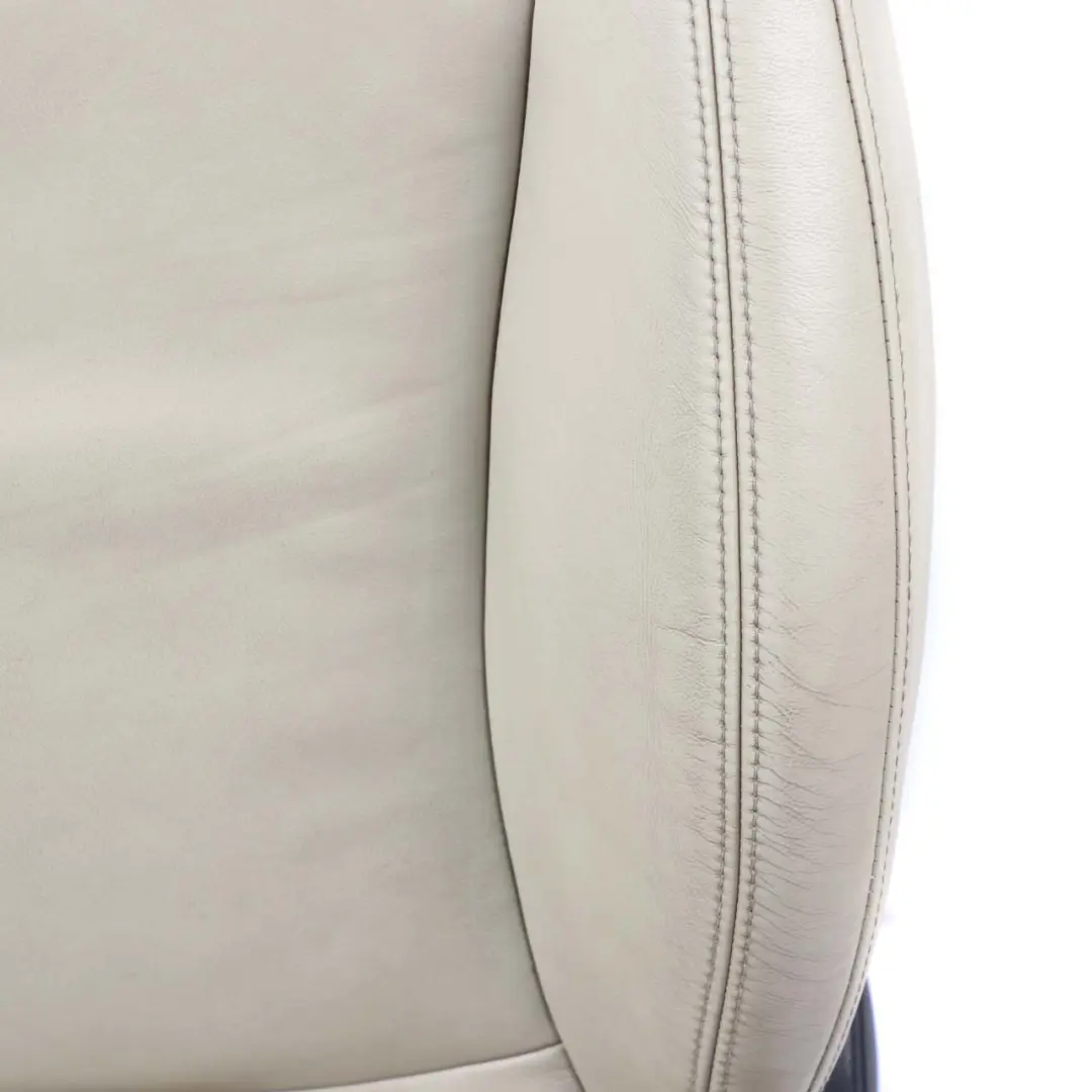 Heated Front Left N/S Sport Seat Leather Polar Beige to Mini Cooper R55 R56 LCI with Part number 7270205 Mini Cooper R55 R56 LCI Heated Front Left N/S Sport Seat Leather Polar Beige - SKU 7270205 - Part number 7270205