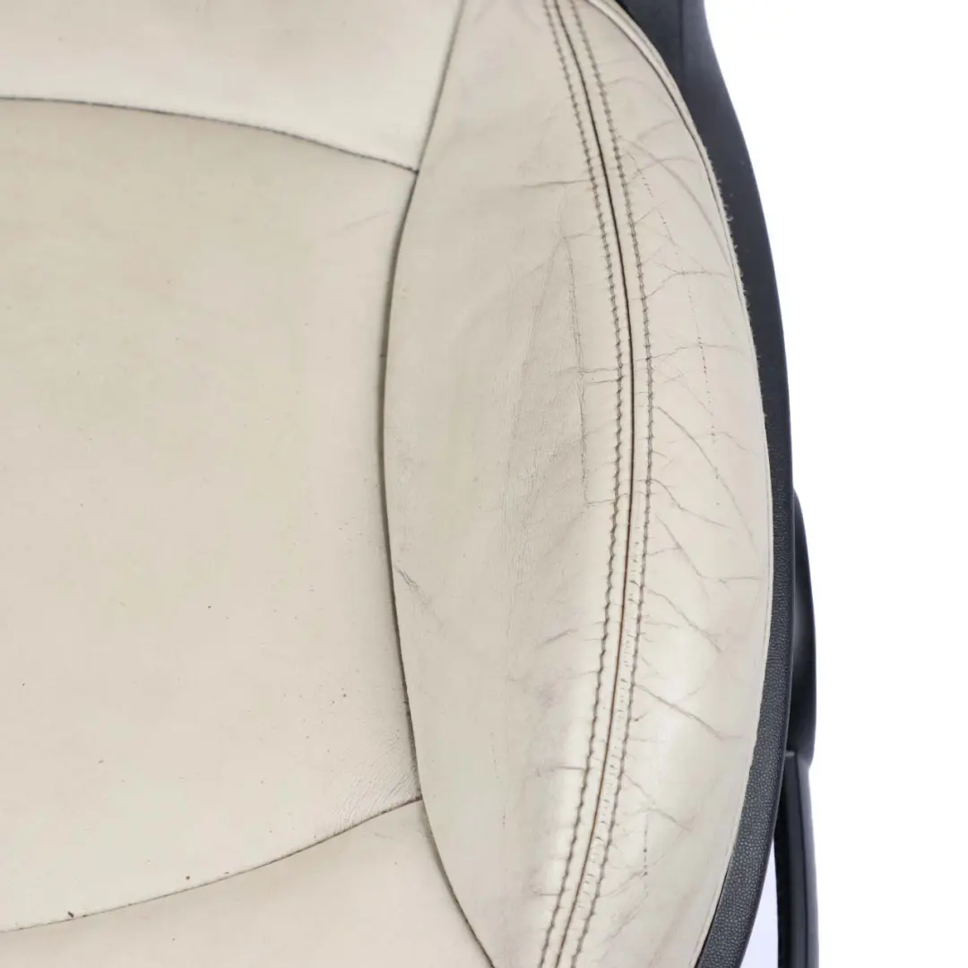 Heated Front Left N/S Sport Seat Leather Polar Beige to Mini Cooper R55 R56 LCI with Part number 7270205 Mini Cooper R55 R56 LCI Heated Front Left N/S Sport Seat Leather Polar Beige - SKU 7270205 - Part number 7270205