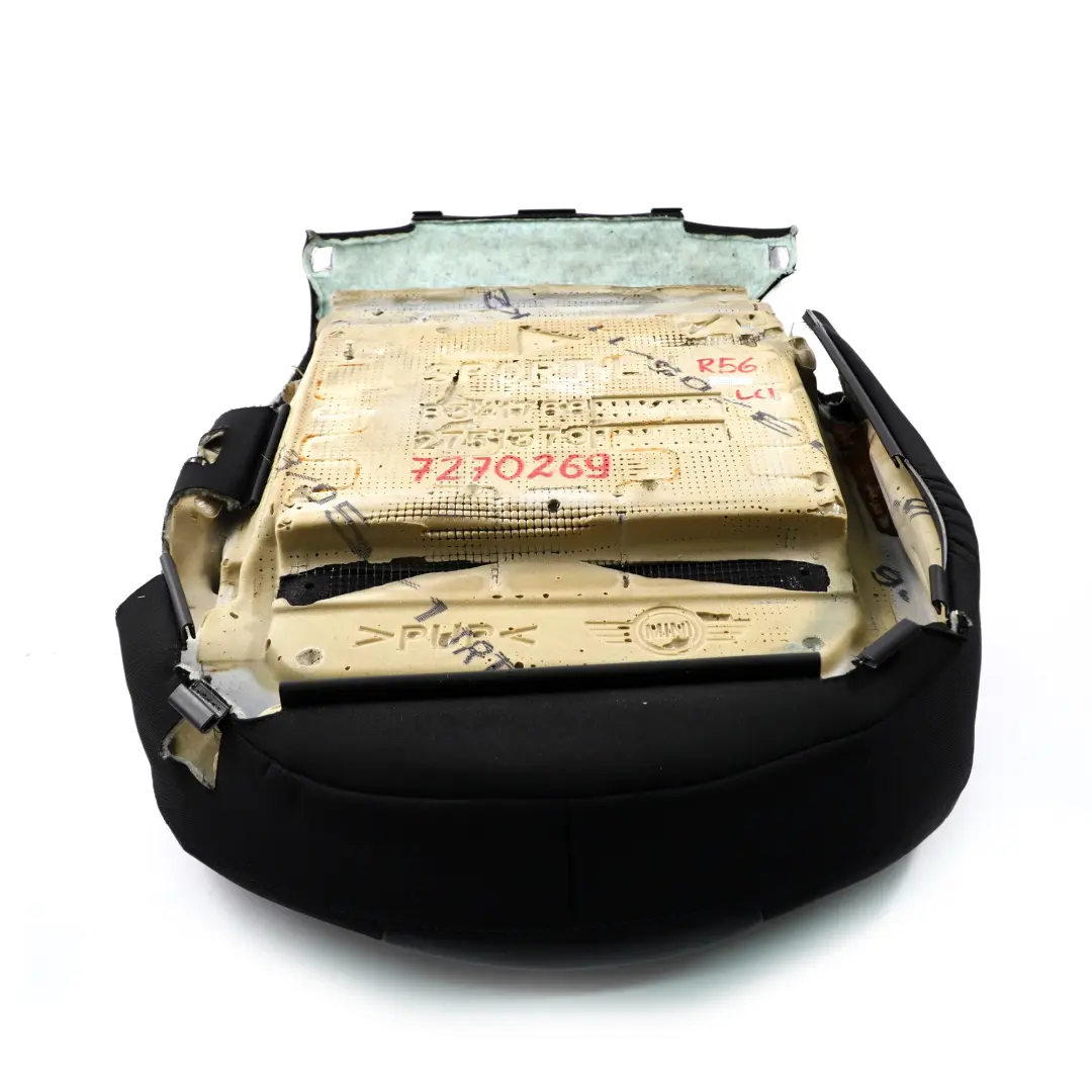 Housse de siège avant gauche tissu sport cuir noir pour Mini R55 R56 R57 à propos du numéro de pièce 7270269 Mini R55 R56 R57 Housse de siège avant gauche tissu sport cuir noir - SKU 7270269 - Numéro de pièce 7270269