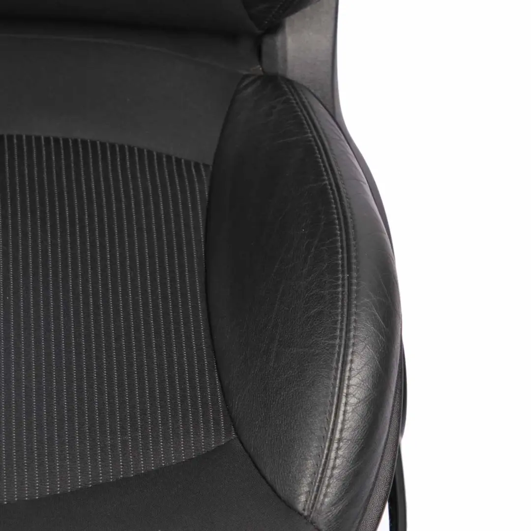 Seats Mini Clubman R56 LCI Cooper Sport Black Leather / Cloth Interior Seat Set to with Part number 7270270 Seats Mini Clubman R56 LCI Cooper Sport Black Leather / Cloth Interior Seat Set - SKU 7270270-1 - Part number 7270270