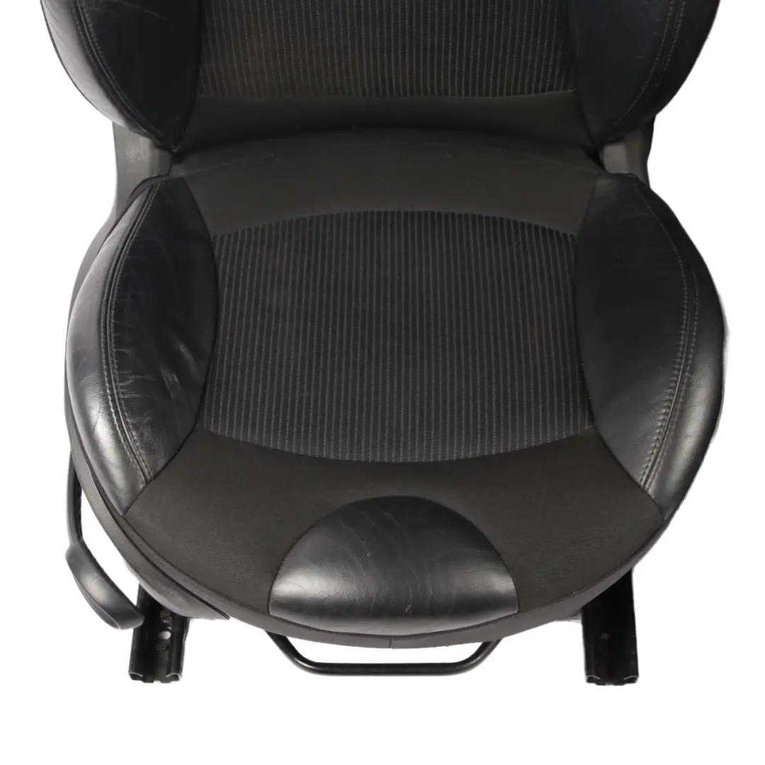 Seats Mini Clubman R55 LCI Cooper Sport Black Leather / Cloth Interior Seat Set to with Part number 7270270 Seats Mini Clubman R55 LCI Cooper Sport Black Leather / Cloth Interior Seat Set - SKU 7270270 - Part number 7270270