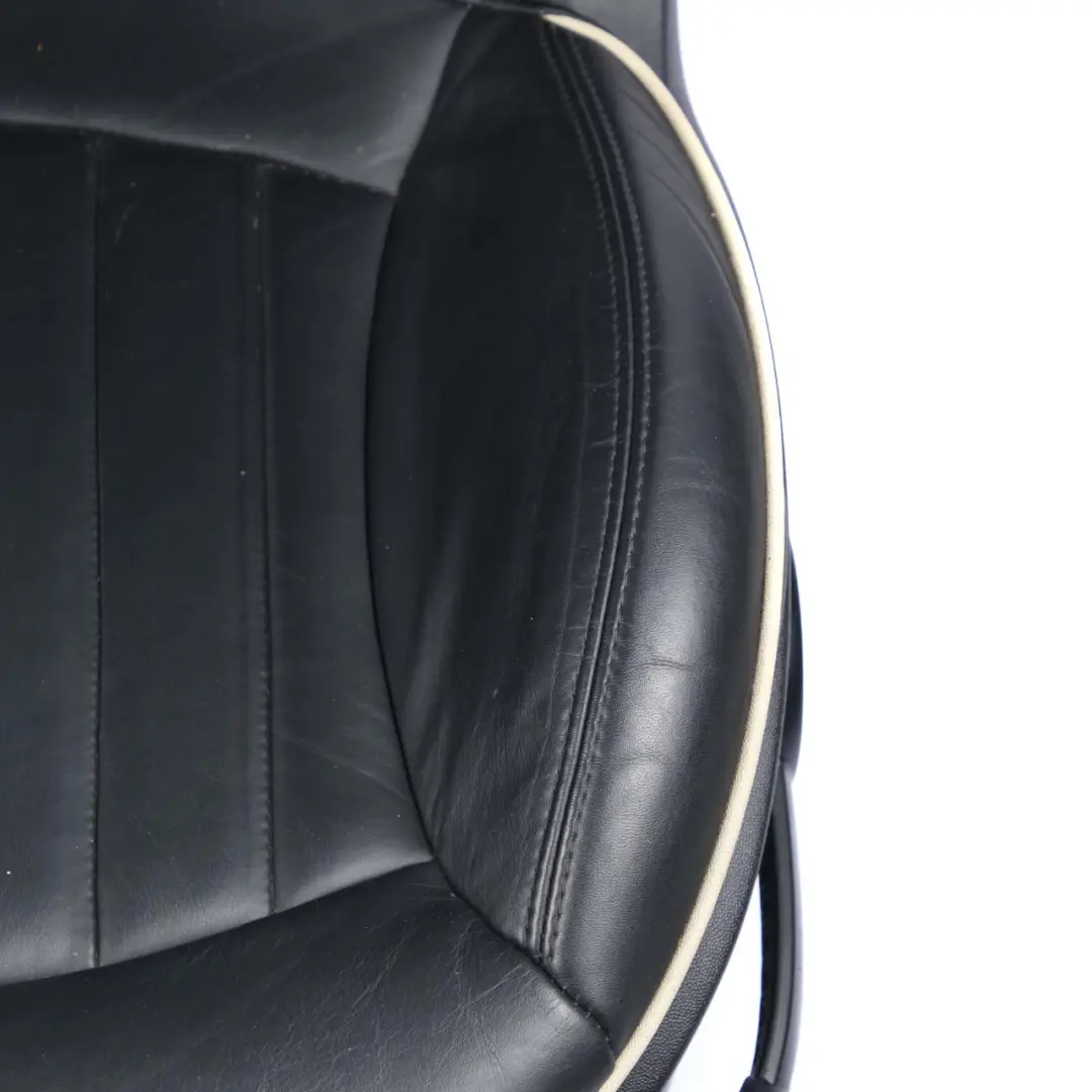  Leather Seats Mini R55 Cooper One Sports Heated Black Full Lounge Interior - SKU R55-SEATS-SPORT-LEATHER-SET-T9E1 - Part number 7270324