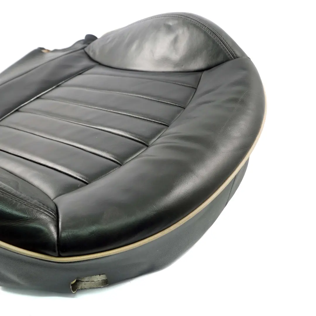 Heated Front Left Seat N/S Cover Black Leather Lounge to Mini Cooper R55 R56 R57 with Part number 7270324 Mini Cooper R55 R56 R57 Heated Front Left Seat N/S Cover Black Leather Lounge - SKU 7270324 - Part number 7270324