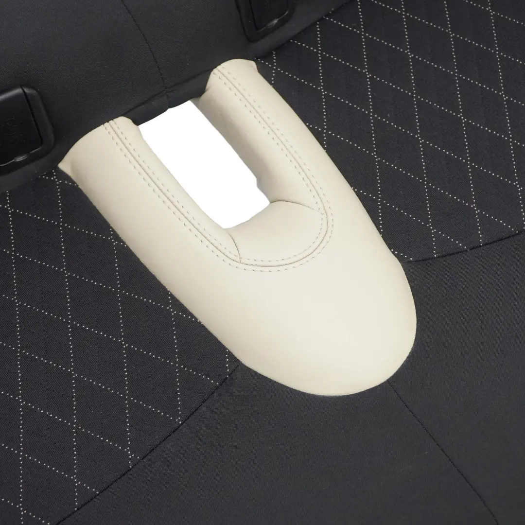 Mini Cooper R55 R56 LCI Rear Seat Sofa Bench Couch Half Leather Polar Beige - SKU 7270363-1 - Part number 7270363