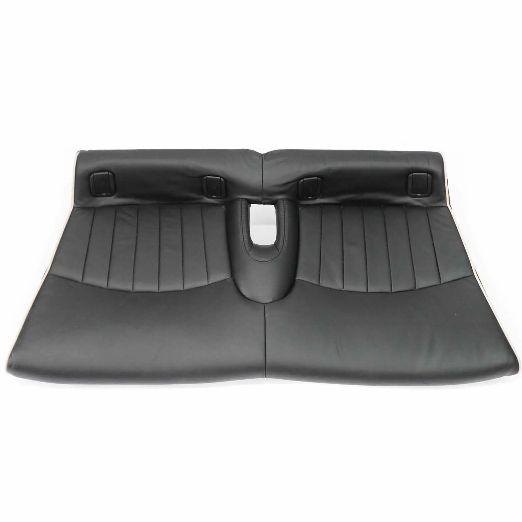 Mini Cooper R55 R56 R57 Asiento Trasero Sofa Banqueta Cuero Carbono Negro