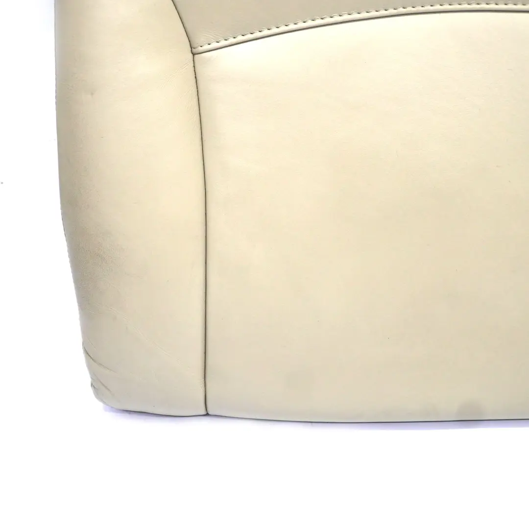 Asiento Trasero Izquierdo Funda Respaldo Piel Beige Polar para Mini R55 R56 LCI con número de pieza 7270391 Mini R55 R56 LCI Asiento Trasero Izquierdo Funda Respaldo Piel Beige Polar - SKU 7270391 - Número de pieza 7270391