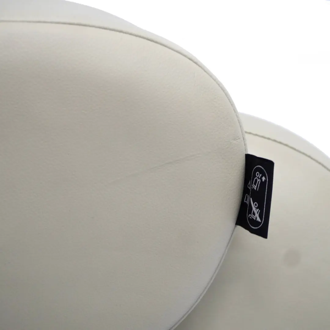 Sedile posteriore sinistro Schienale in pelle Polar Beige per Mini R55 R56 LCI con numero di parte 7270391 Mini R55 R56 LCI Sedile posteriore sinistro Schienale in pelle Polar Beige - SKU 7270391 - Numero di parte 7270391