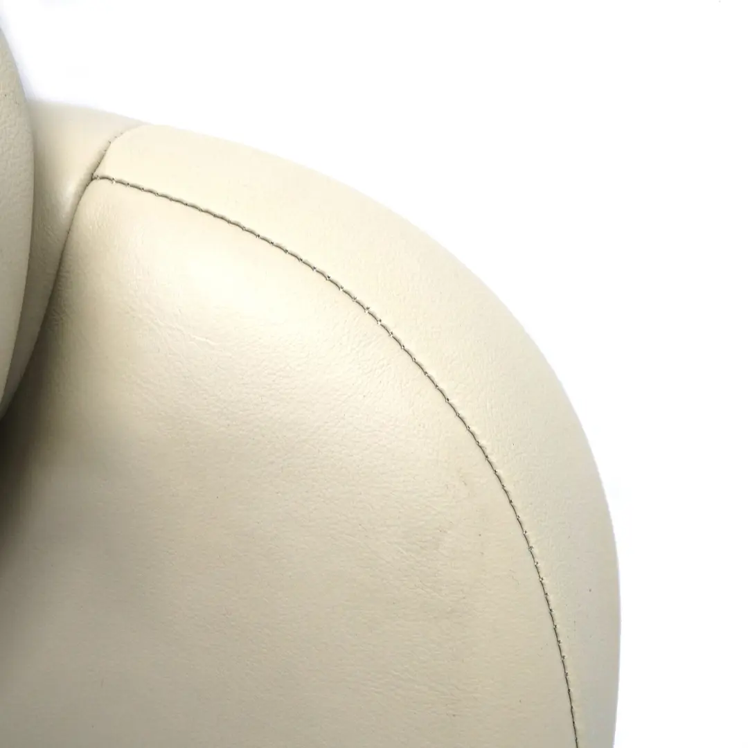 Mini R55 R56 LCI Dossier gauche de la banquette arrière Housse cuir Polar Beige - SKU 7270391 - Numéro de pièce 7270391