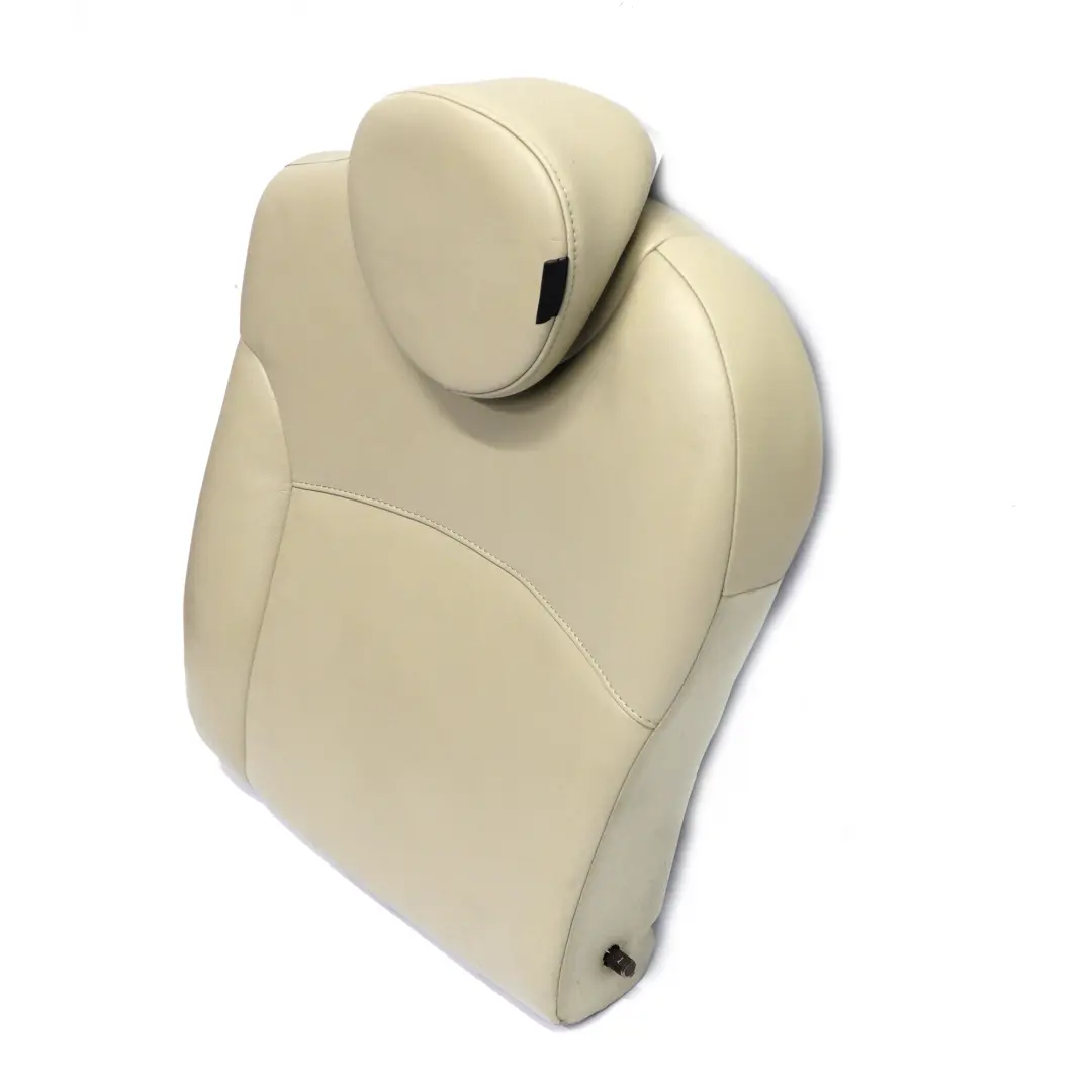 Mini R55 R56 LCI Dossier gauche de la banquette arrière Housse cuir Polar Beige - SKU 7270391 - Numéro de pièce 7270391