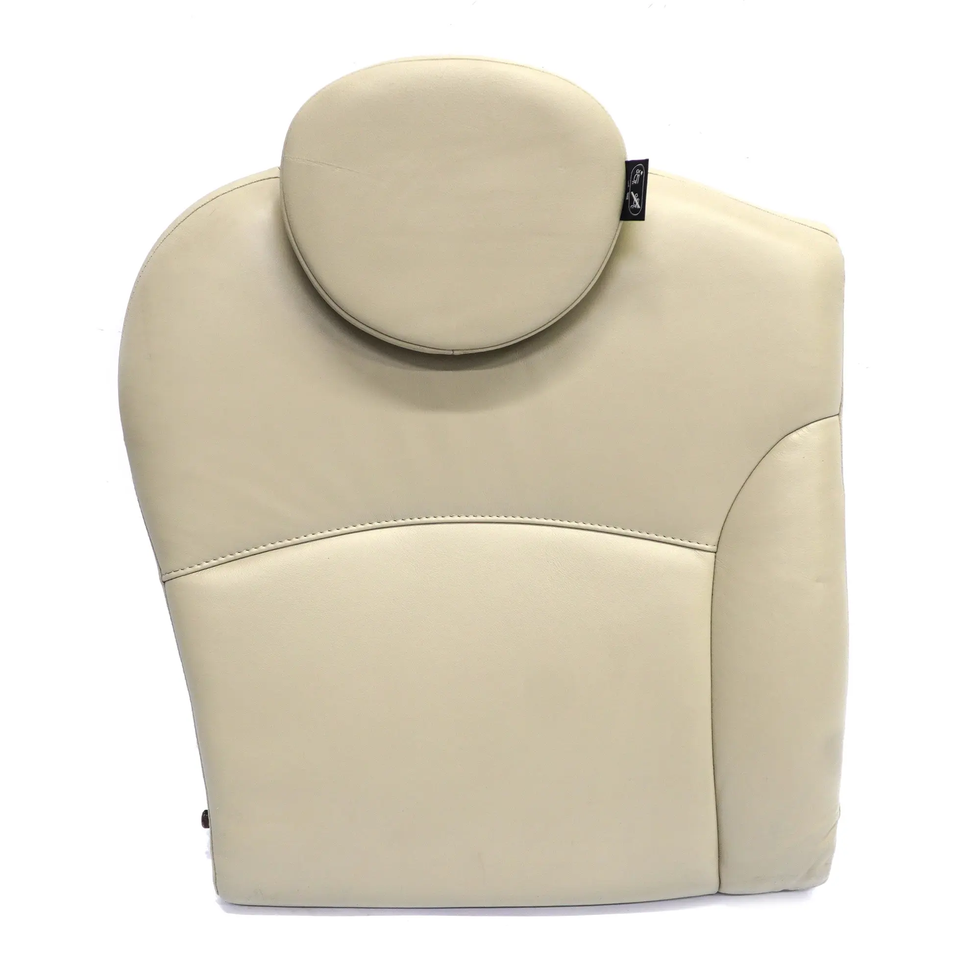 Mini R55 R56 LCI Asiento Trasero Derecho Funda Respaldo Piel Beige Polar