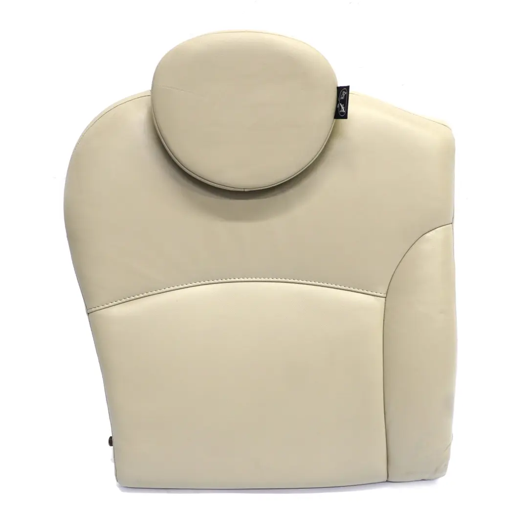 Sedile posteriore destro Schienale in pelle Polar Beige per Mini R55 R56 LCI con numero di parte 7270392 Mini R55 R56 LCI Sedile posteriore destro Schienale in pelle Polar Beige - SKU 7270392 - Numero di parte 7270392