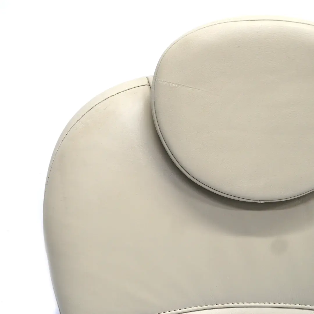 Dossier droite de la banquette arrière Housse cuir Polar Beige pour Mini R55 R56 LCI à propos du numéro de pièce 7270392 Mini R55 R56 LCI Dossier droite de la banquette arrière Housse cuir Polar Beige - SKU 7270392 - Numéro de pièce 7270392