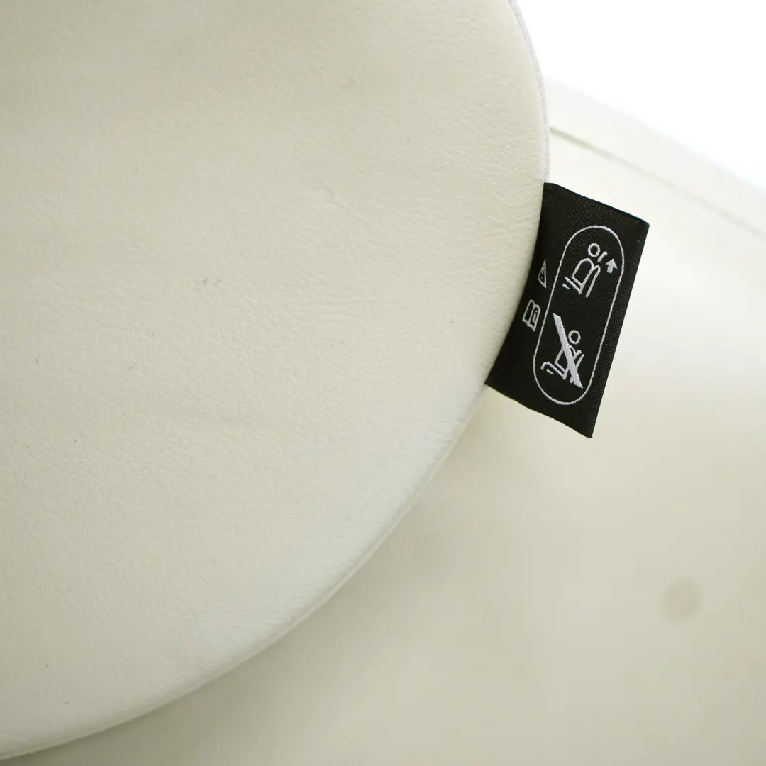 Right O/S Backrest Leather Back Cover Polar Beige to Mini R55 R56 LCI Rear Seat with Part number 7270392 Mini R55 R56 LCI Rear Seat Right O/S Backrest Leather Back Cover Polar Beige - SKU 7270392 - Part number 7270392