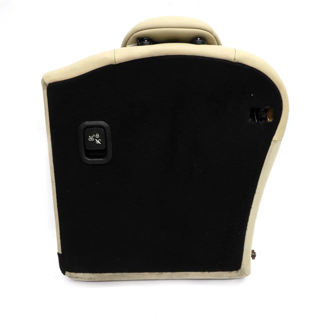 Mini R55 R56 LCI Rear Seat Right O/S Backrest Leather Back Cover Polar Beige - SKU 7270392 - Part number 7270392