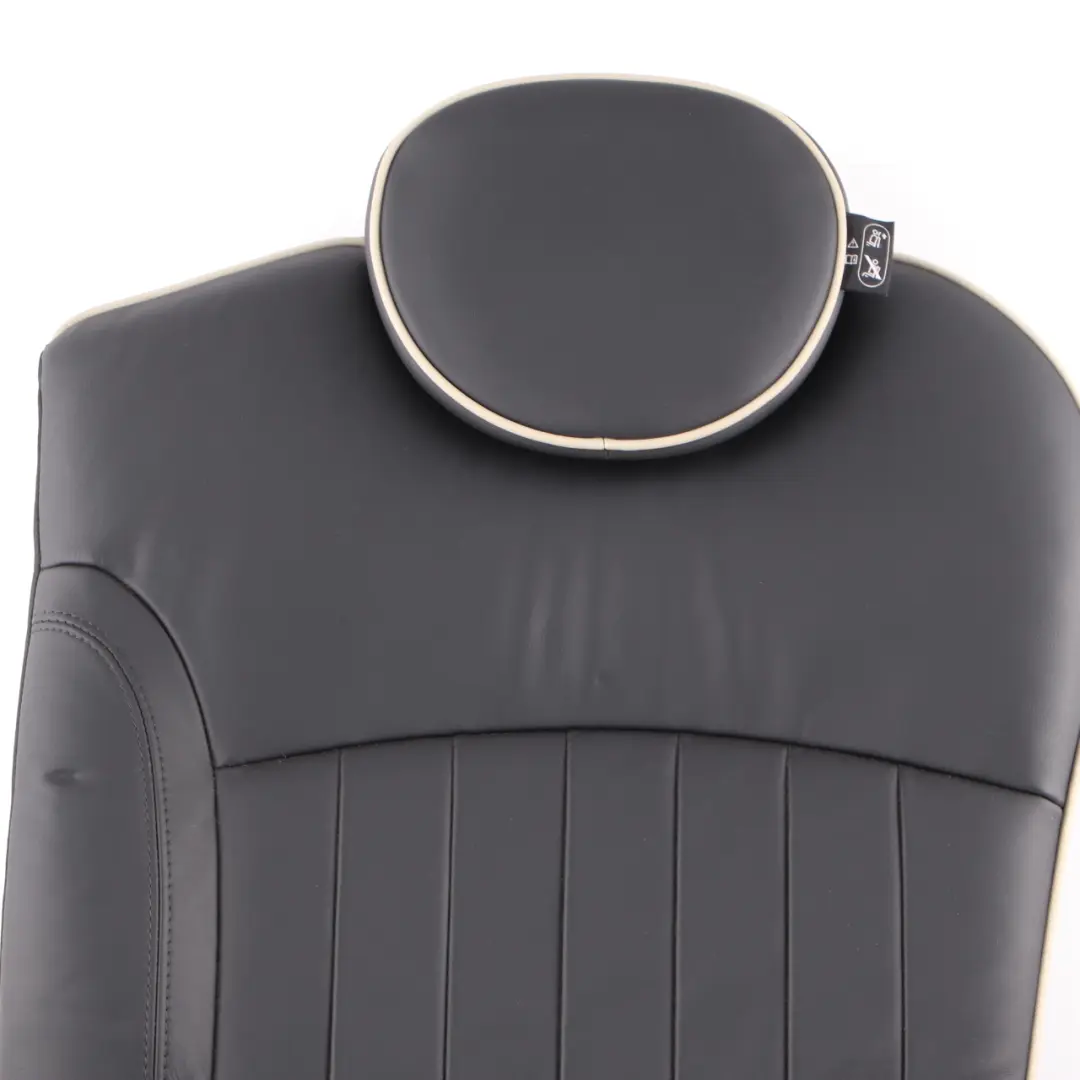 Mini Cooper R55 R56 Hinten Links Sitzrückenlehne Schwarz Leder - SKU 7270395 - Teilenummer 7270395