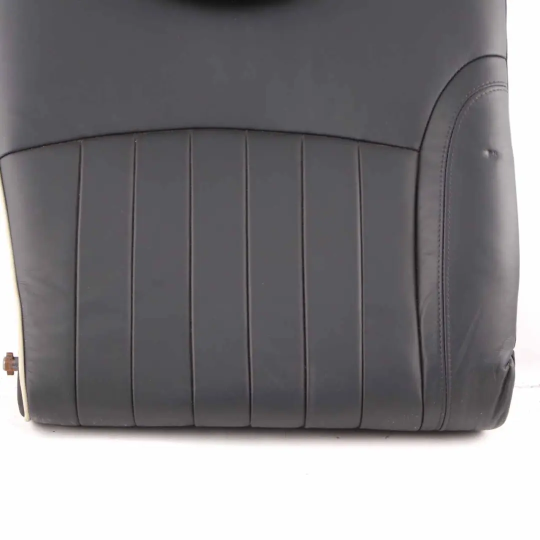 Mini R55 R56 Sitz hinten rechts Rückenlehne Bezug Lehne Leder Schwarz - SKU 7270396 - Teilenummer 7270396