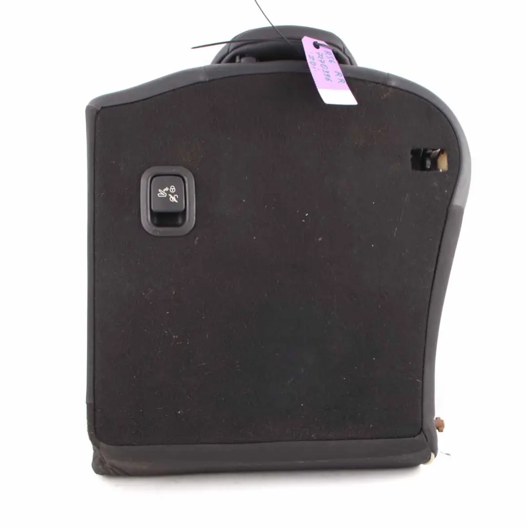 Trasero Derecho Respaldo Asiento Cuero Negro para Mini R55 R56 con número de pieza 7270396 Mini R55 R56 Trasero Derecho Respaldo Asiento Cuero Negro - SKU 7270396 - Número de pieza 7270396