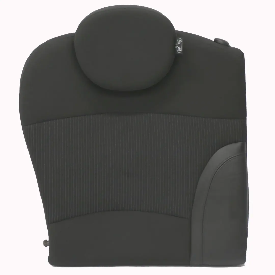 Posteriore Destro Pelle Panno Cuscino Schienale Nero per Mini Clubman R55 con numero di parte 7270414 Mini Clubman R55 Posteriore Destro Pelle Panno Cuscino Schienale Nero - SKU 7270414 - Numero di parte 7270414