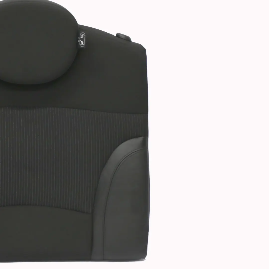 Right O/S Leather Cloth Seat Cushion Backrest Black to Mini Clubman R55 Rear with Part number 7270414 Mini Clubman R55 Rear Right O/S Leather Cloth Seat Cushion Backrest Black - SKU 7270414 - Part number 7270414