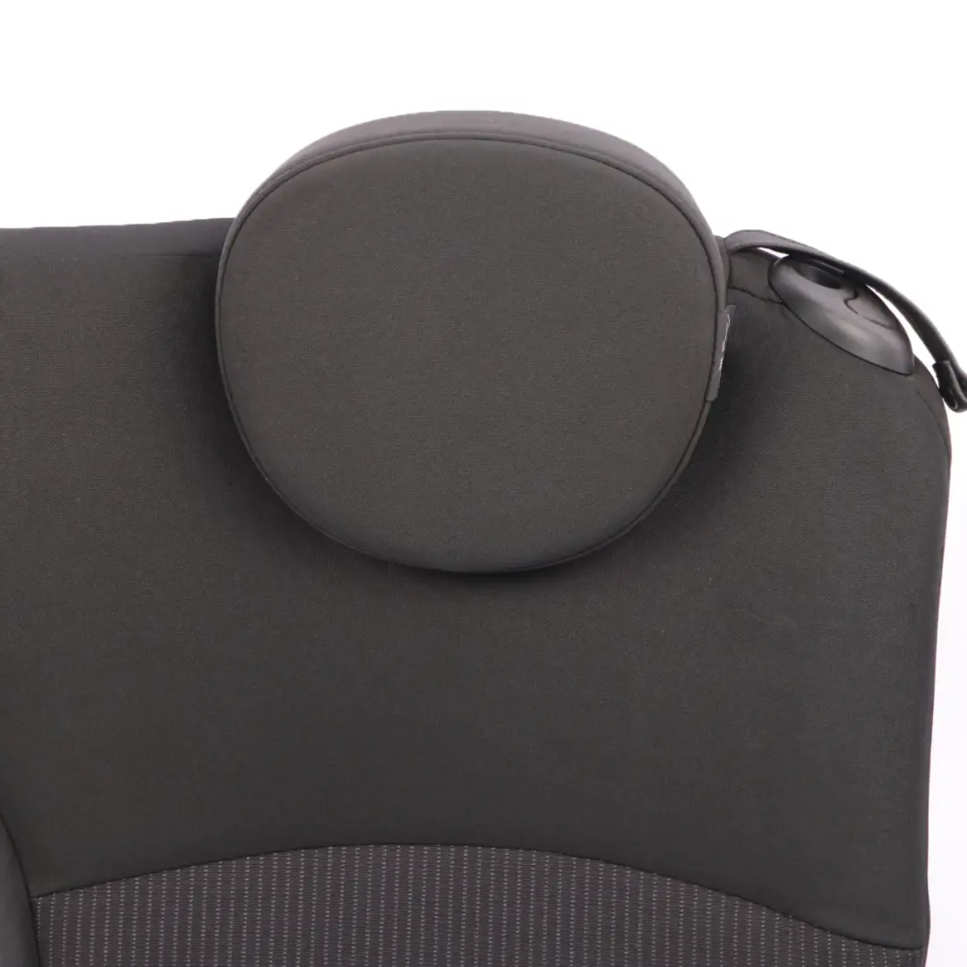 Schienale Posteriore Sinistro Panno Pelle Ray Panther Nero per Mini Cabrio R57 con numero di parte 7270439 Mini Cabrio R57 Schienale Posteriore Sinistro Panno Pelle Ray Panther Nero - SKU 7270439 - Numero di parte 7270439