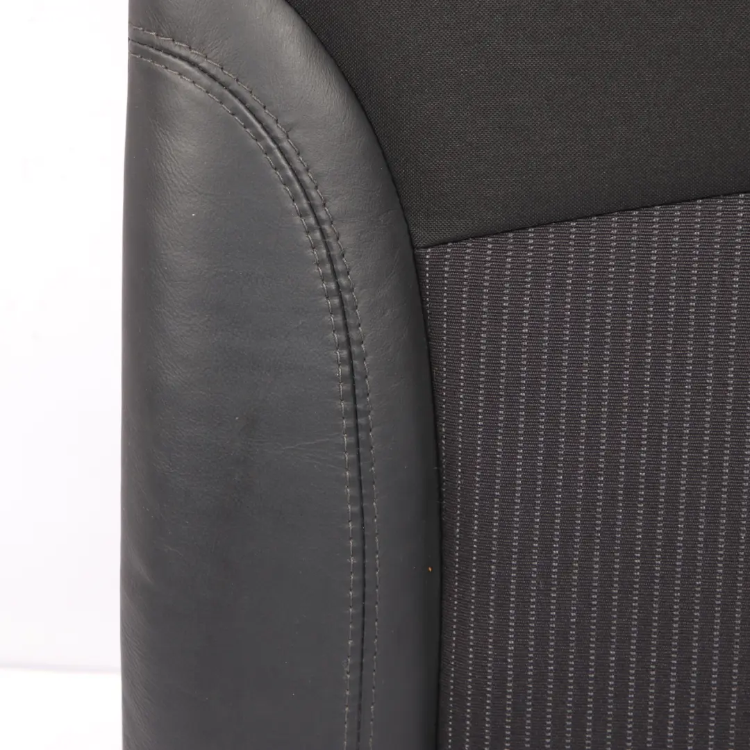 Respaldo Asiento Trasero Izquierdo Tela Cuero Ray Panther Negro para Mini Cabrio R57 con número de pieza 7270439 Mini Cabrio R57 Respaldo Asiento Trasero Izquierdo Tela Cuero Ray Panther Negro - SKU 7270439 - Número de pieza 7270439