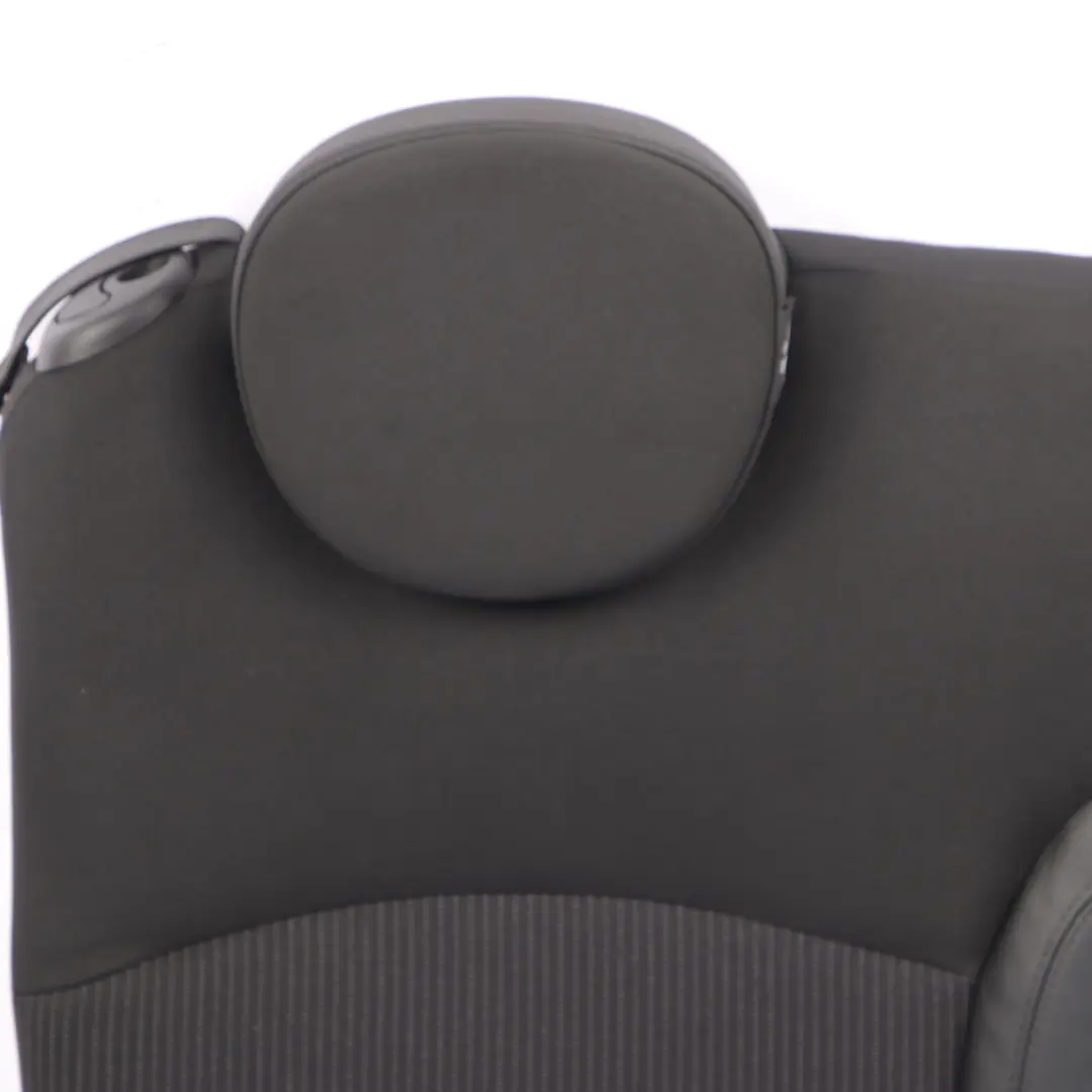 Respaldo Asiento Trasero Derecho Tela Cuero Ray Panther Negro para Mini Cabrio R57 con número de pieza 7270440 Mini Cabrio R57 Respaldo Asiento Trasero Derecho Tela Cuero Ray Panther Negro - SKU 7270440 - Número de pieza 7270440