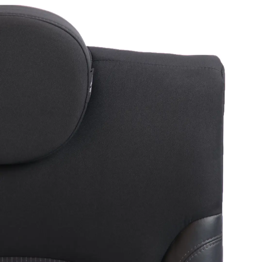 Schienale posteriore destro Panno Pelle Ray Panther Nero per Mini Cabrio R57 con numero di parte 7270440 Mini Cabrio R57 Schienale posteriore destro Panno Pelle Ray Panther Nero - SKU 7270440 - Numero di parte 7270440