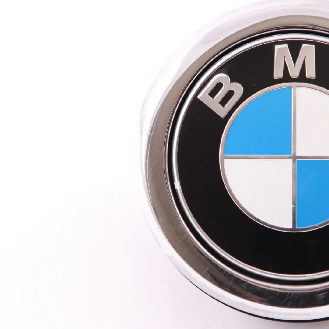 BMW F20 F21 LCI Bootlid Trunk Lid Black Emblem Carbon Look Button Rear - SKU 7270728-6 - Part number 7270728