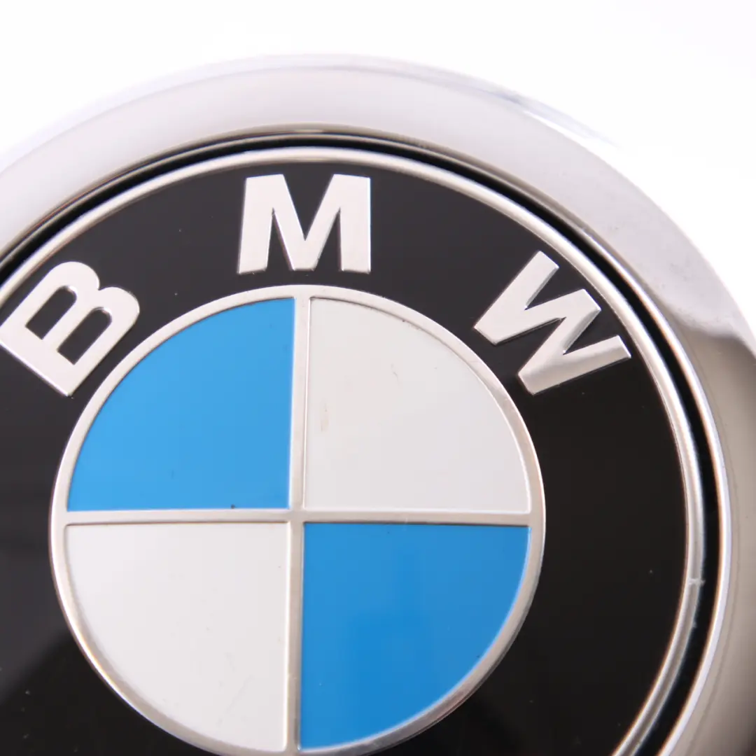 BMW F20 F21 LCI Bootlid Trunk Lid Black Emblem Carbon Look Button Rear - SKU 7270728-6 - Part number 7270728