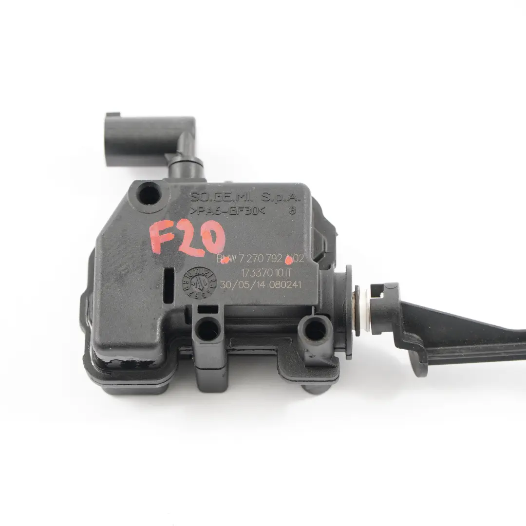 BMW F20 F22 F30 2 Mecanismo de llenado de combustible Actuador Abridor - SKU 7270792-2 - Número de pieza 7270792