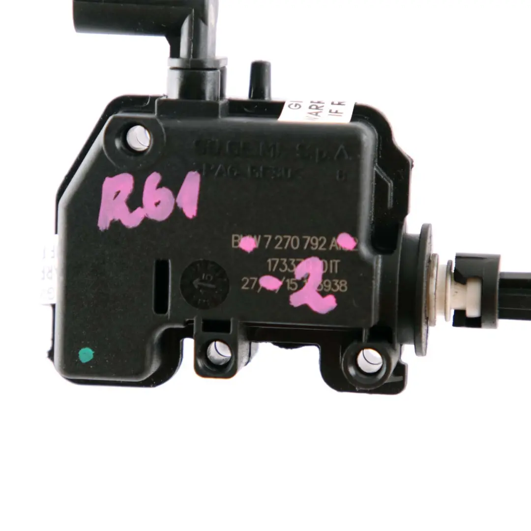 Actuator Opener BMW F20 F22 F30 Fuel Filler Flap Drive Mechanism to with Part number 7270792 Actuator Opener BMW F20 F22 F30 Fuel Filler Flap Drive Mechanism - SKU 7270792 - Part number 7270792